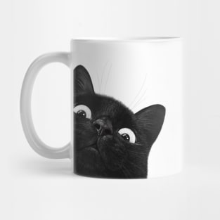 Funny black cat Mug